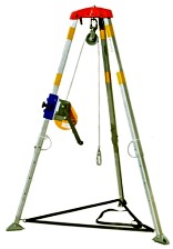 Tripod and winch